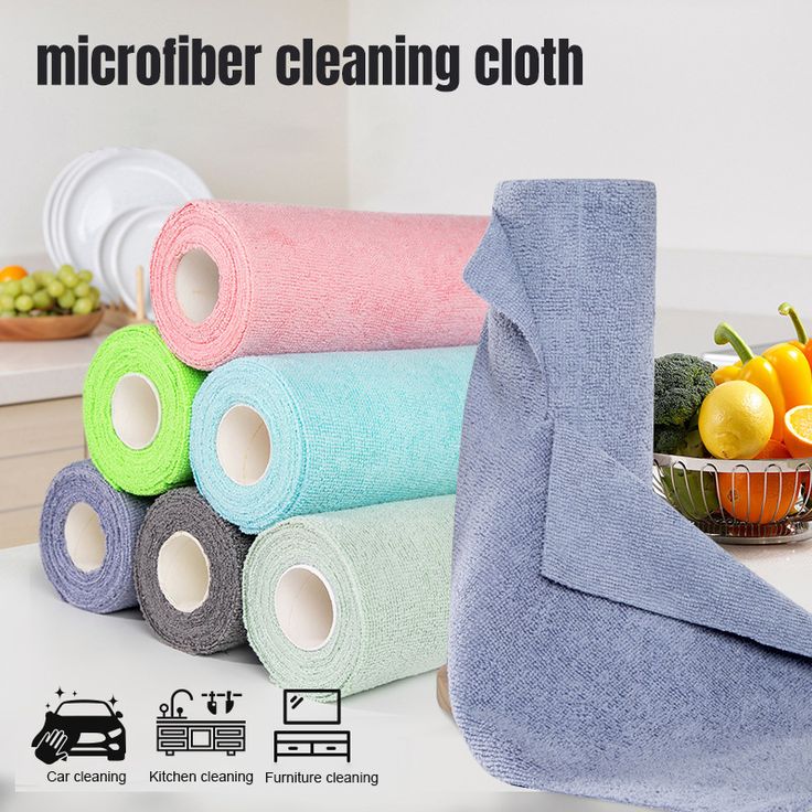 Microfiber Cleaning Cloth (25 Sheets)